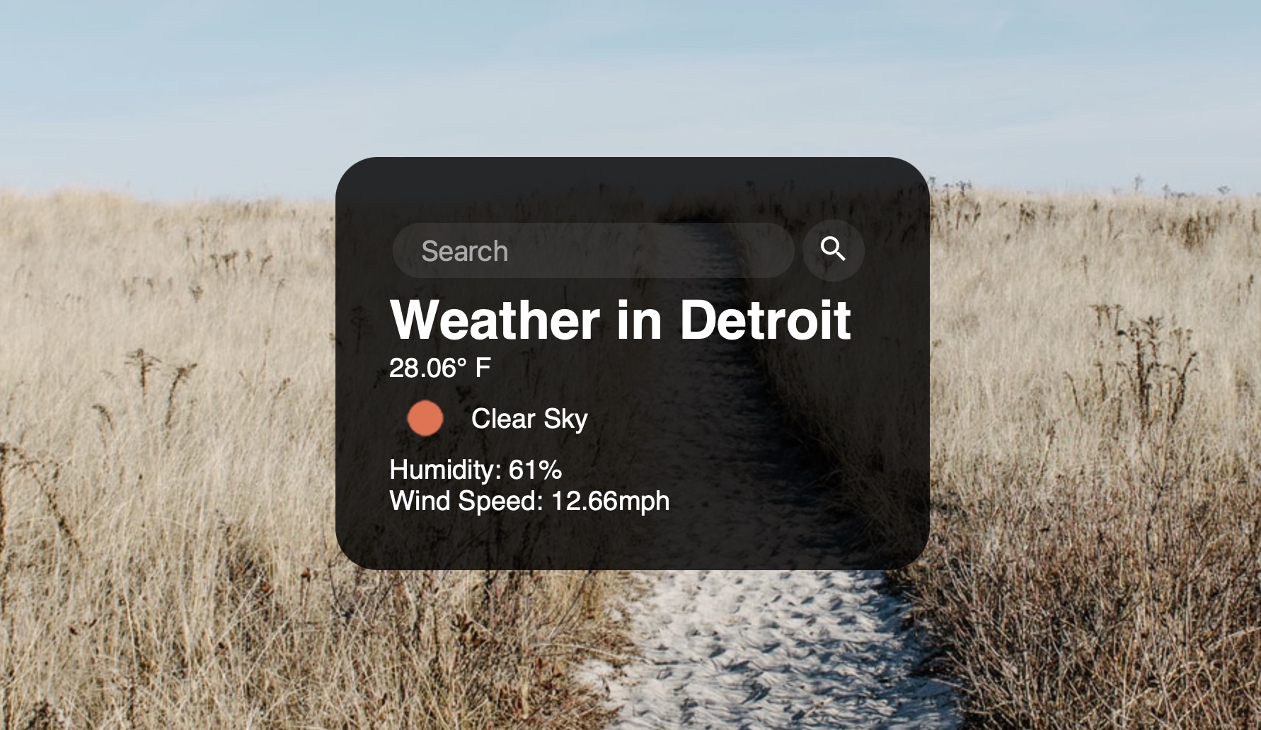 Weather Web App